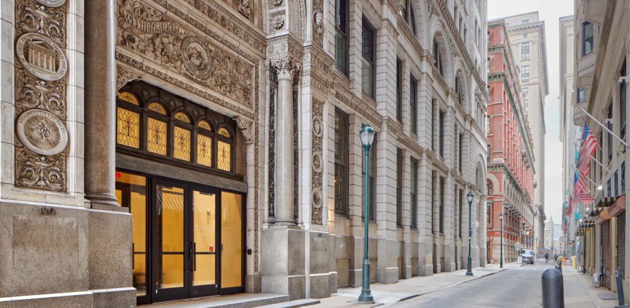 The Witherspoon Building Receives a Preservation Achievement Award