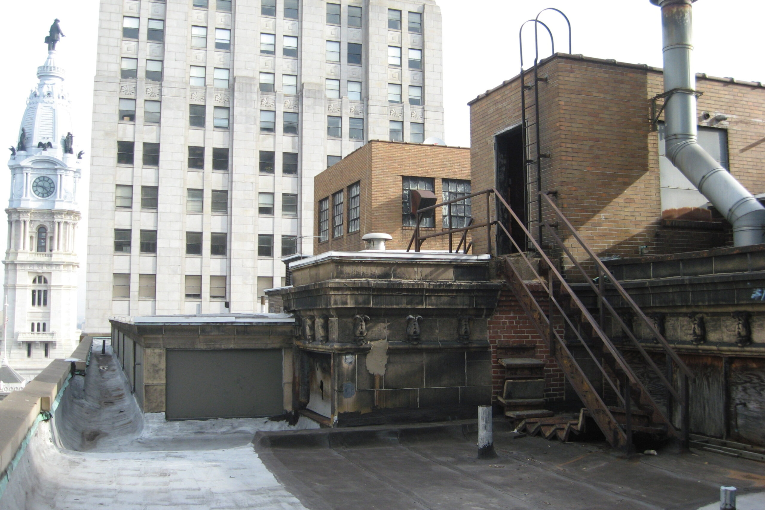 roof deck before photo